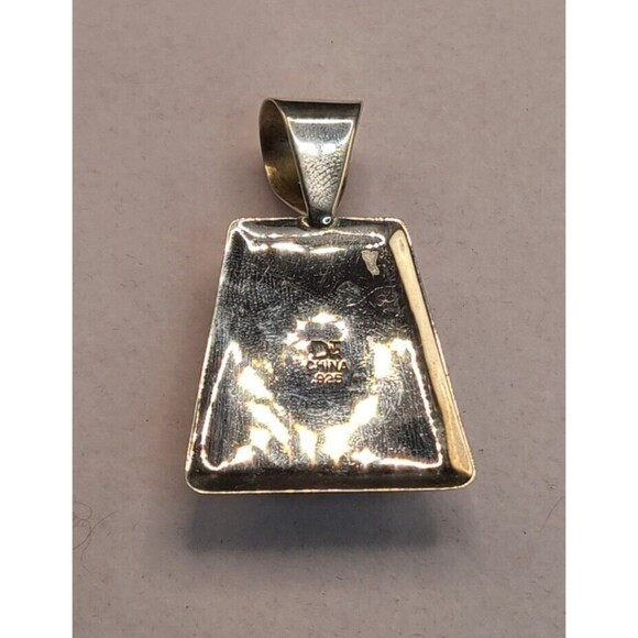 Jay King Sterling Silver 925 Ruby-Zoisite Gem Pendant - Picture 4 of 5